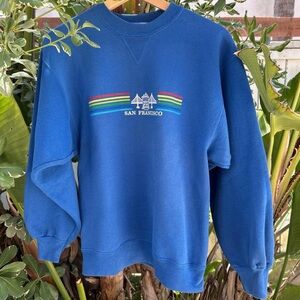 Vintage 1990s Hanes Classics San Francisco Crewneck Sweatshirt M